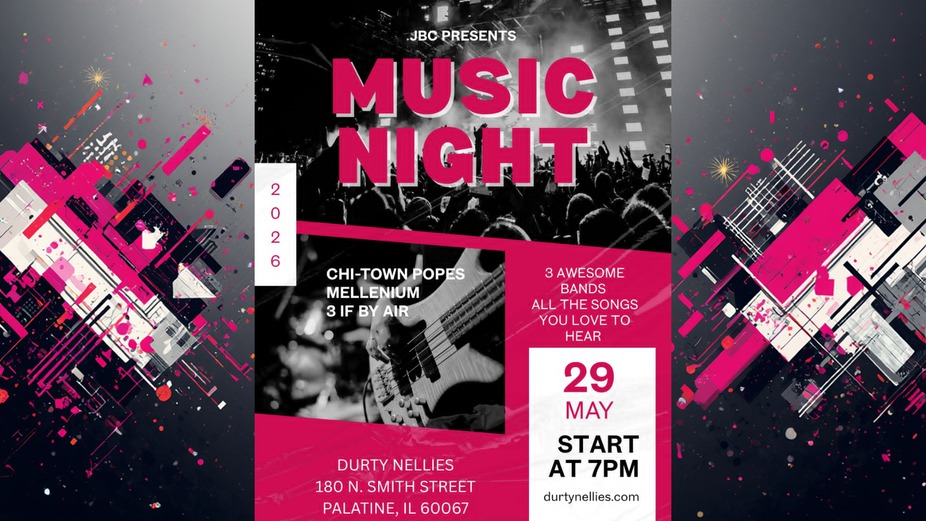 Friday Night Live with 3 cover bands playing all the songs you love to hear! event photo