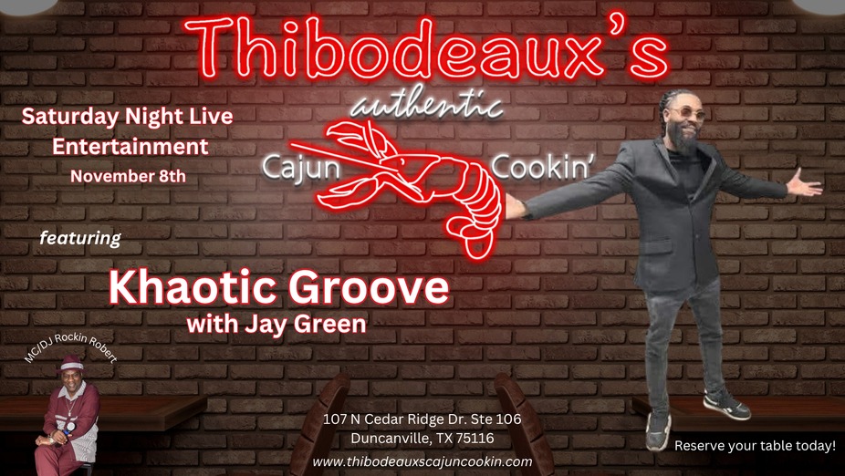 Live Entertainment feat. Khaotic Groove w/ Jay Green event photo