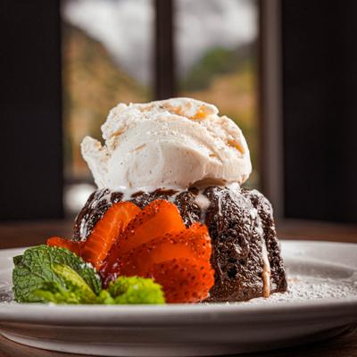 Lava cake.