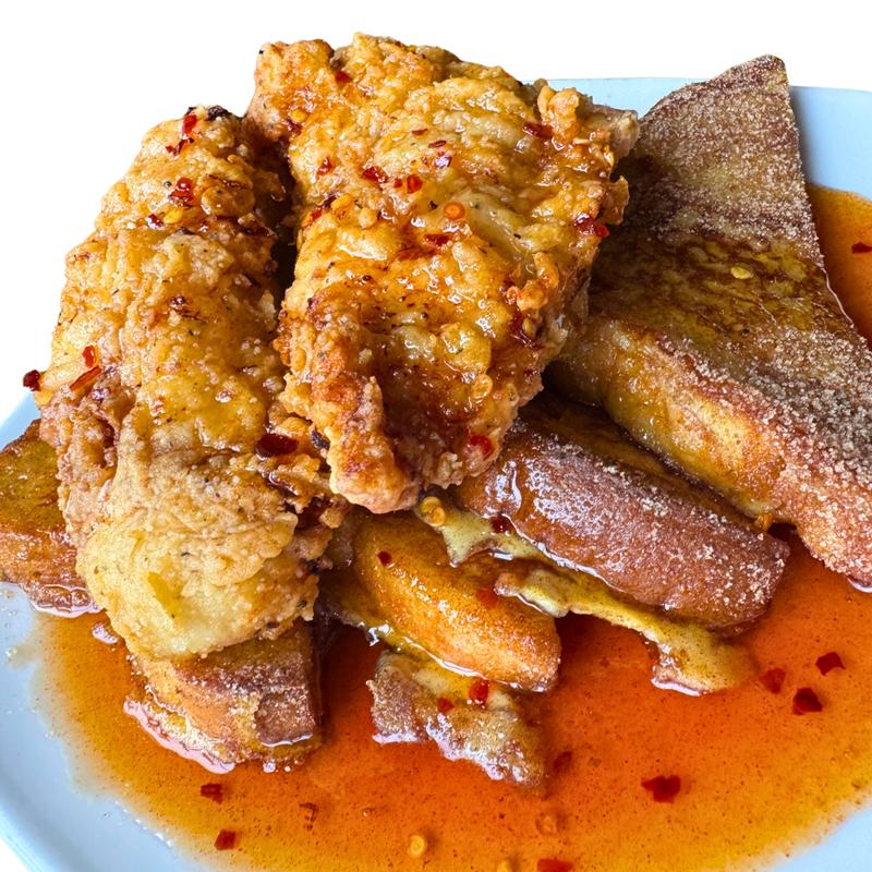 Hot Honey Fried Chicken & French Toast photo