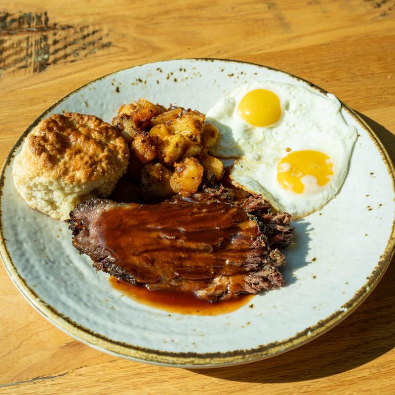 menu item 49 of 51, Brisket and Eggs*