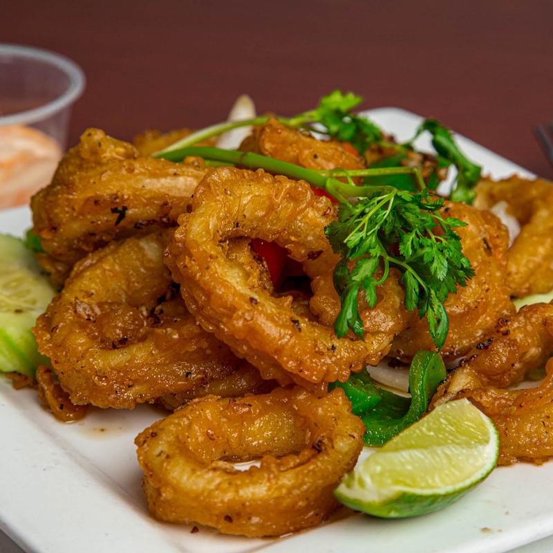menu item 2 of 11, A9. Fried Calamari