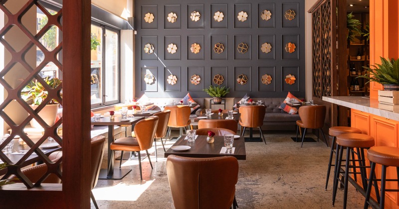 Interior, dining area