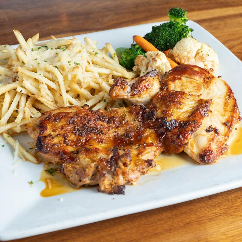 menu item 5 of 10, Pan - Roasted Herb Dijon Marinated Half Chicken