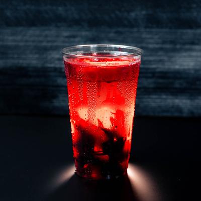 Iced Hibiscus tea.