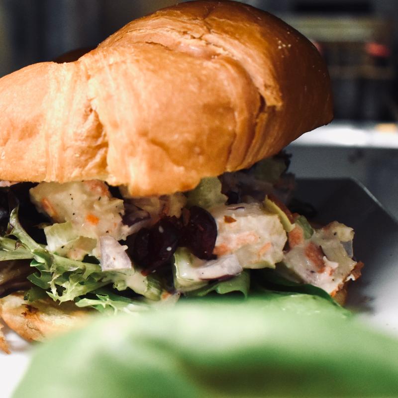 Chicken Salad on Croissant photo