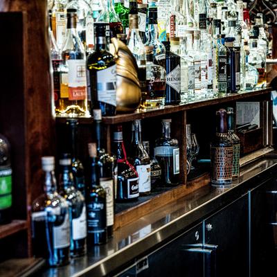 Interior, bar, drinks.