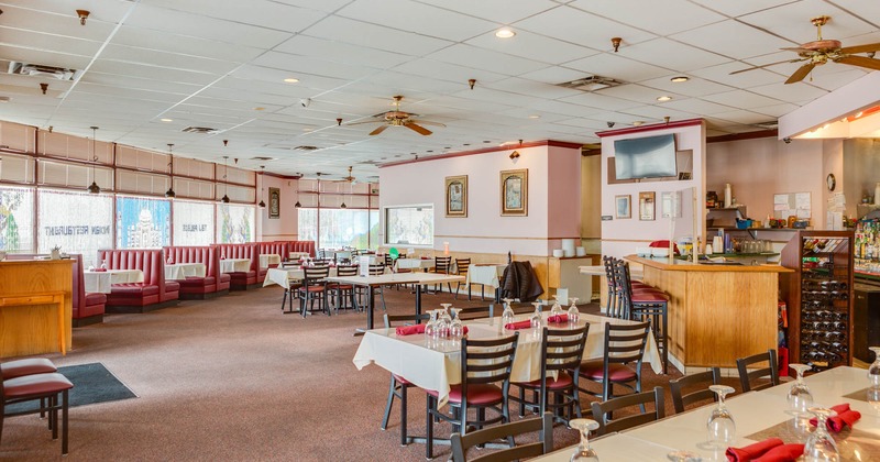 Interior, dining area