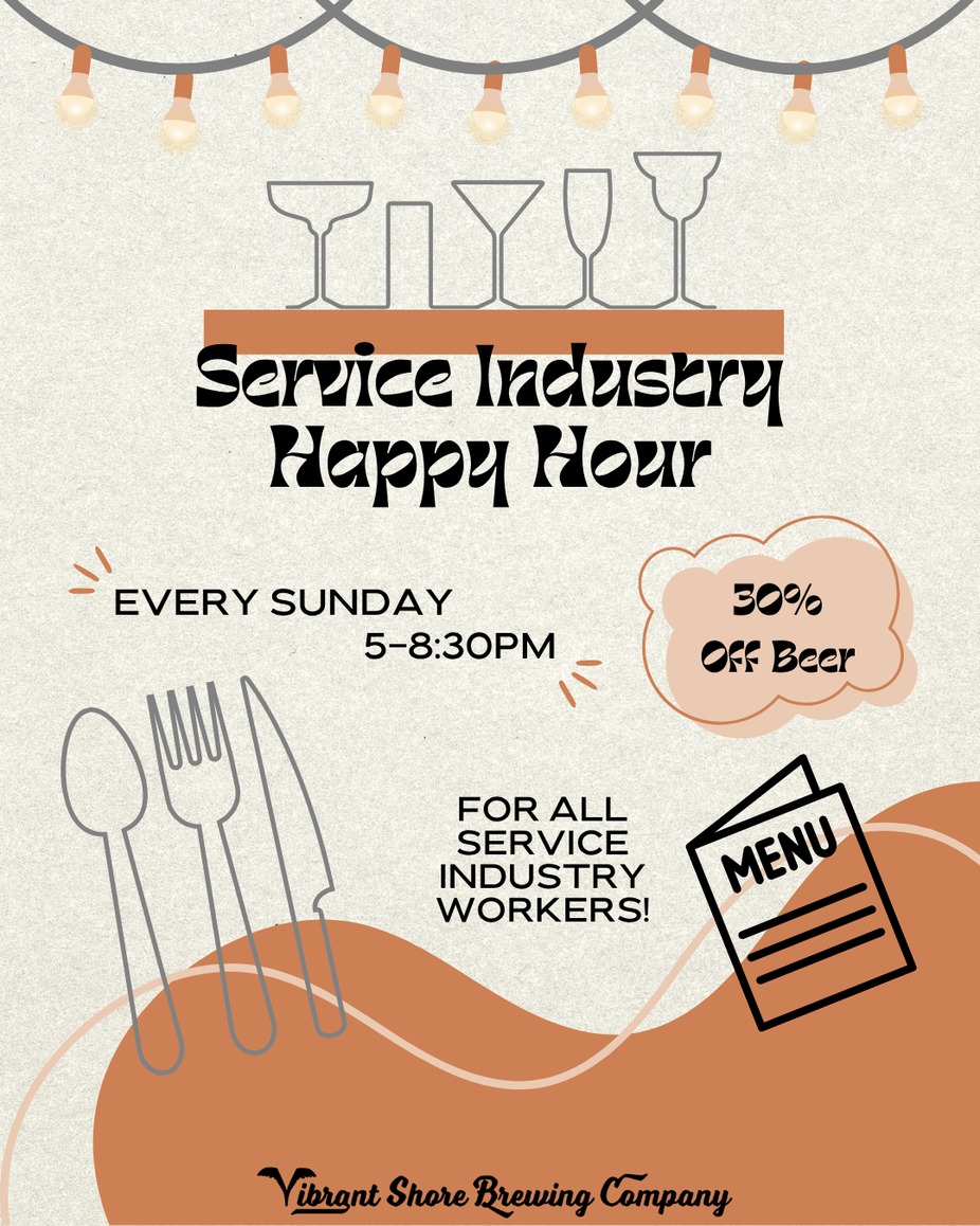 Service Industry Happy Hour! event photo