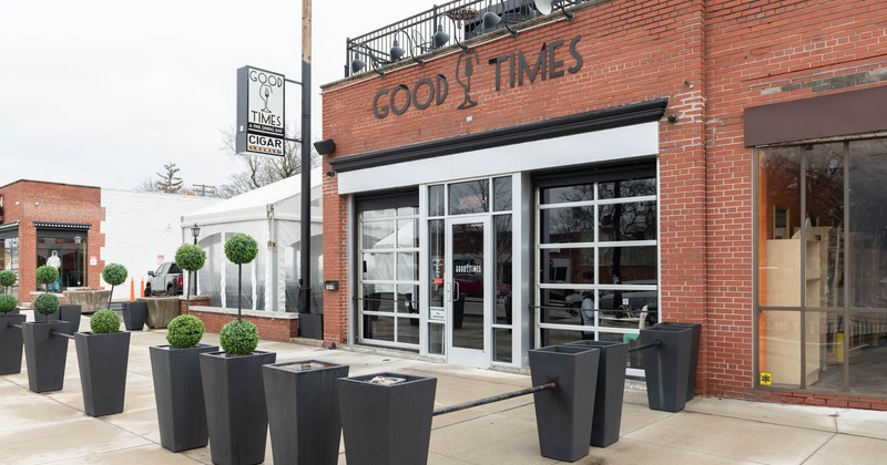 Exterior, entrance to restaurant