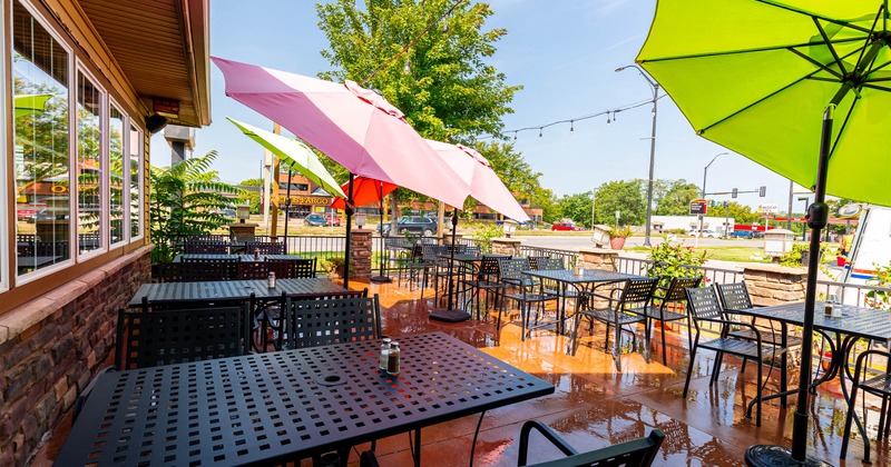 Exterior, patio,  seating area