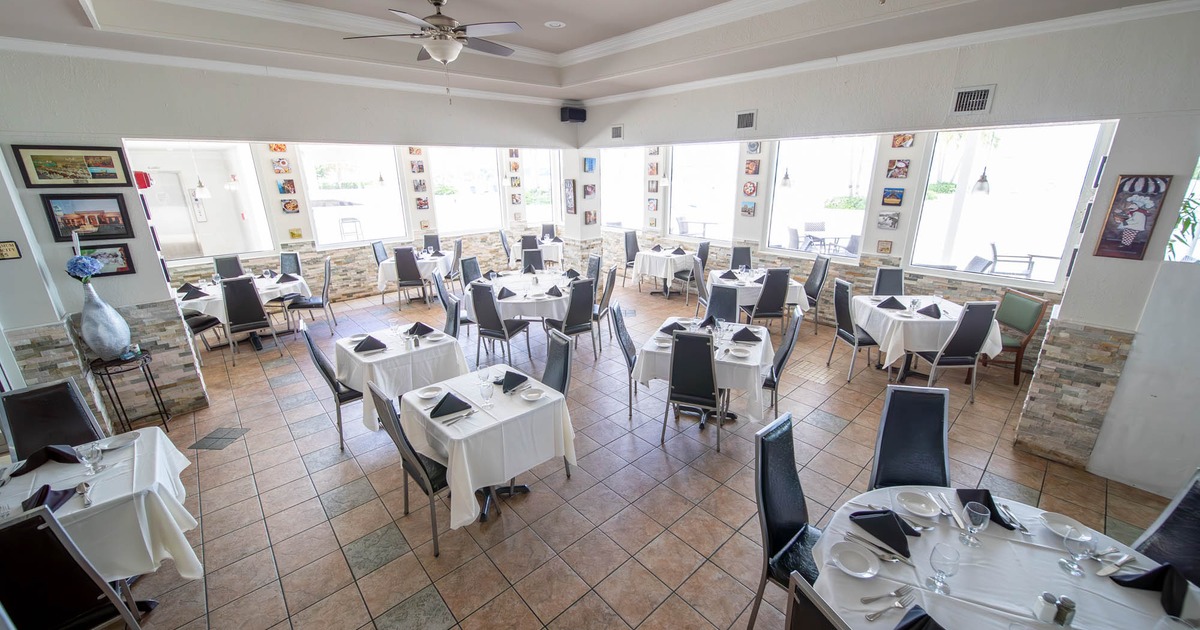 Interior, big dining area