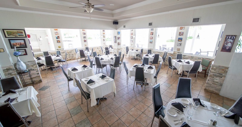 Interior, big dining area