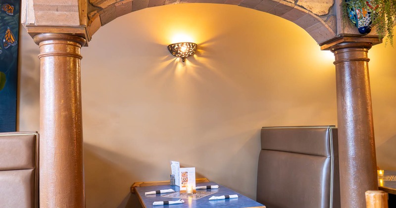 Interior seating area