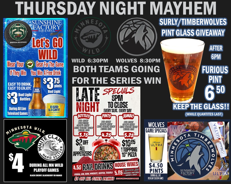 THURSDAY PLAYOFF MAYHEM event photo