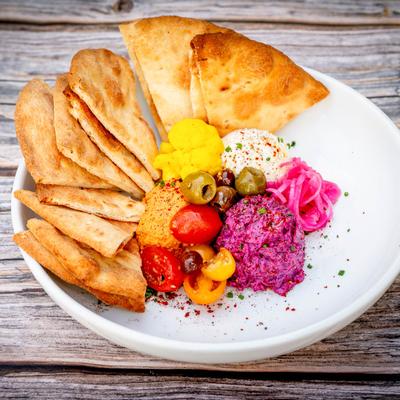 Meze plate.