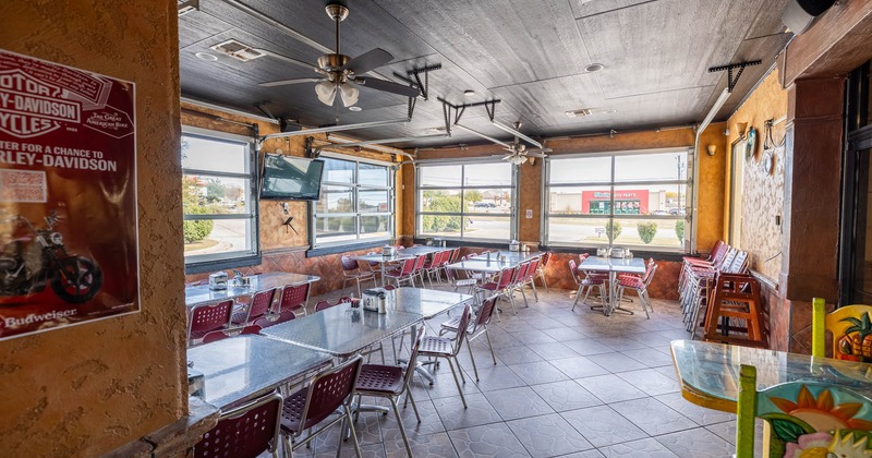 Interior, dining area