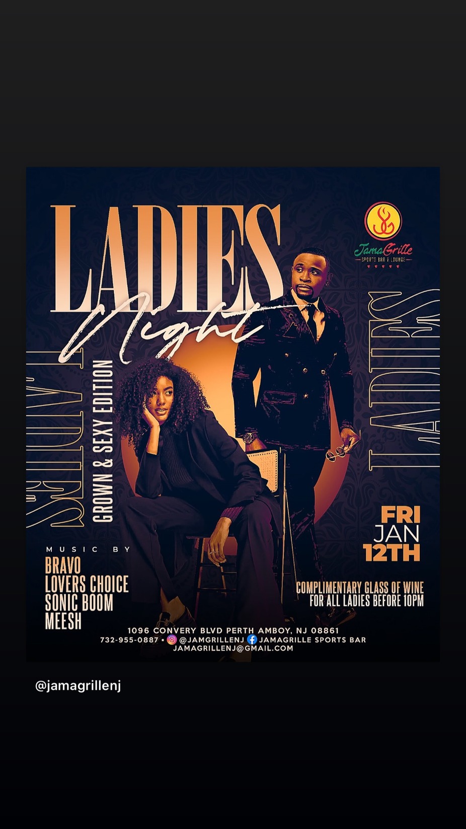 Jama Grille and Sports Bar events