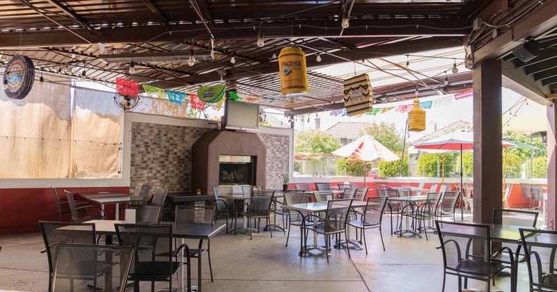 Interior, dining area