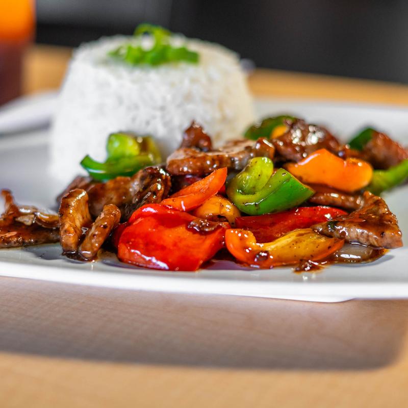 menu item 1 of 4, Pepper Steak