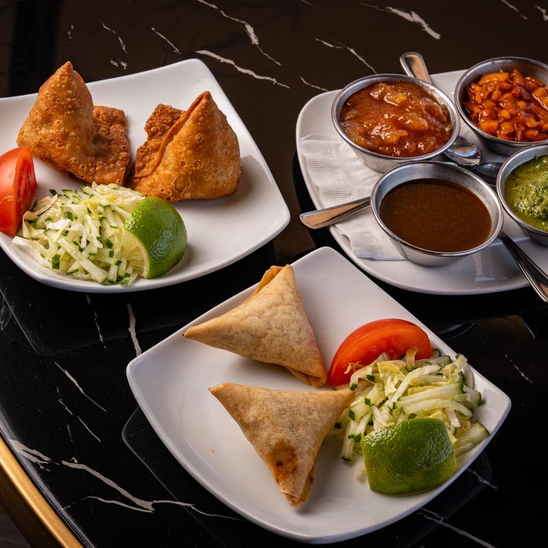 menu item 1 of 12, Vegetable Samosas