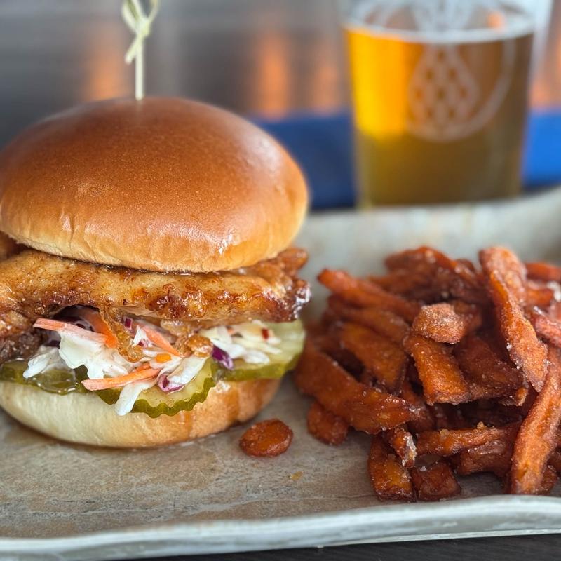 menu item 18 of 26, Hot Honey Chicken Sandwich