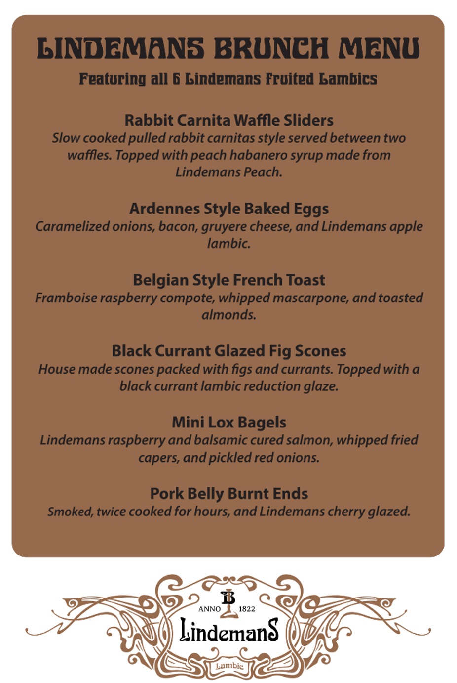 Lindemans Lambic Brunch! event photo