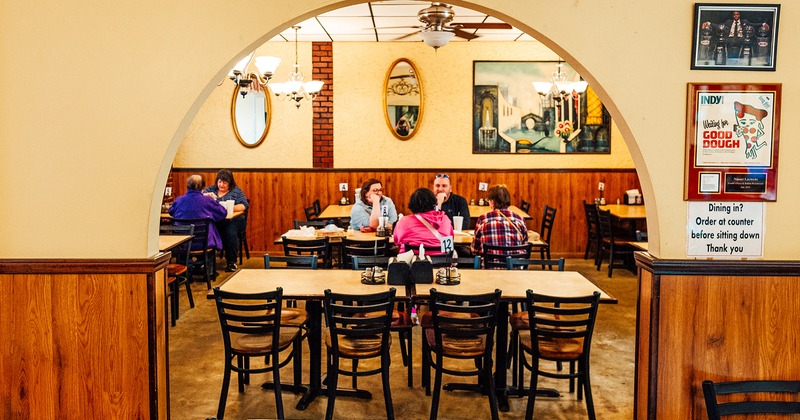 Interior, dining area