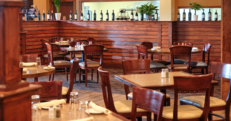 Dining area waiting for the guests