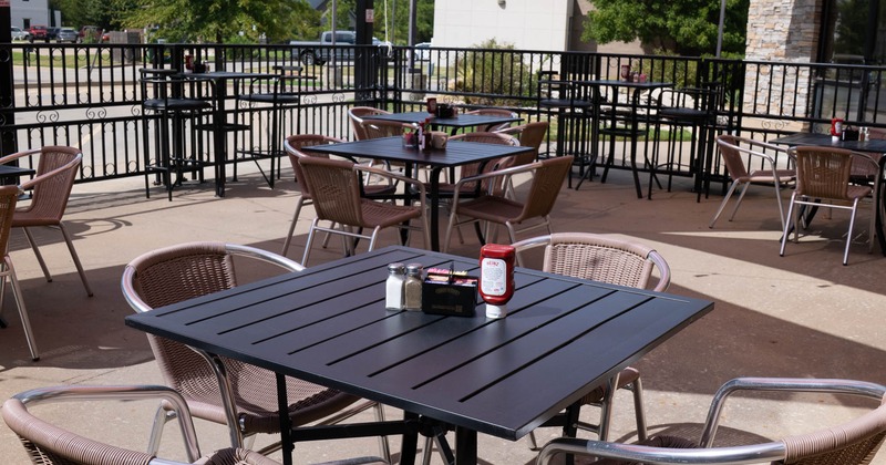 Outdoor seating area
