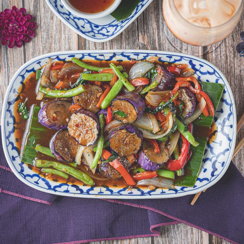 Eggplant Basil photo