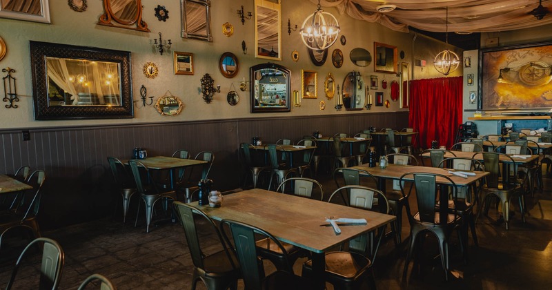 Interior, dining area