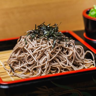 Cold Soba noodles.