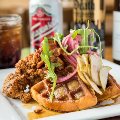 Chicken and Waffles.