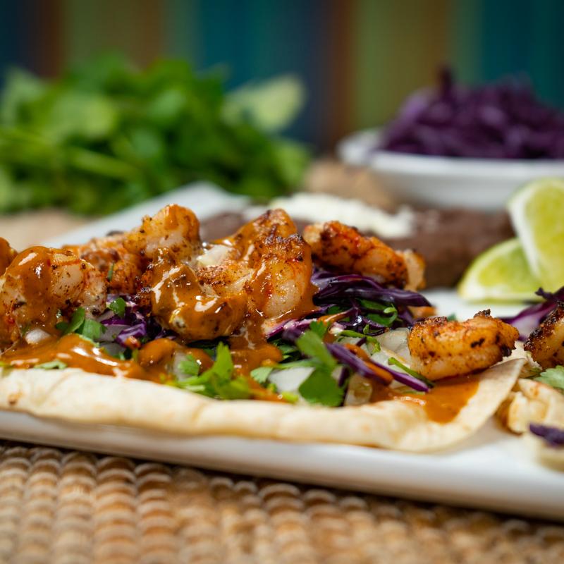 menu item 27 of 54, Shrimp Tacos