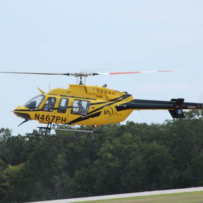 A utility helicopter.