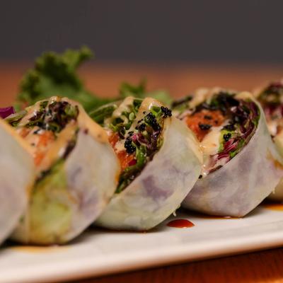 Vietnamese Roll, close up.