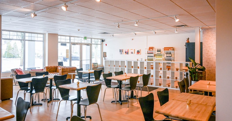 Interior, dining area