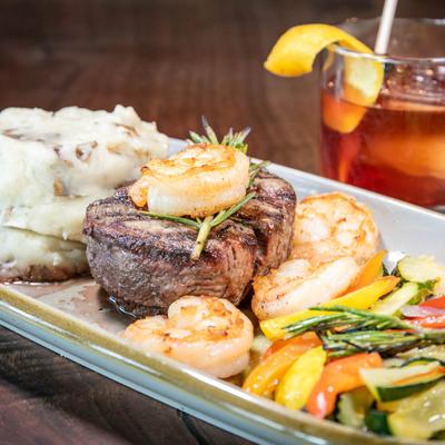 Surf & Turf, closeup.