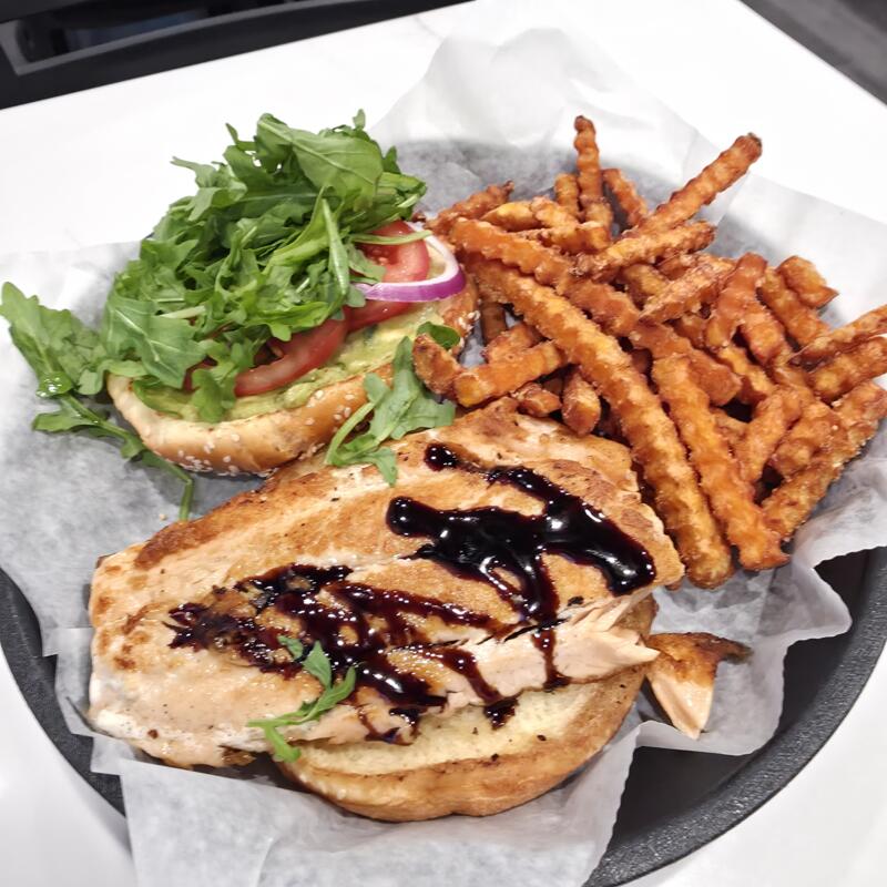 Balsamic Salmon Burger photo