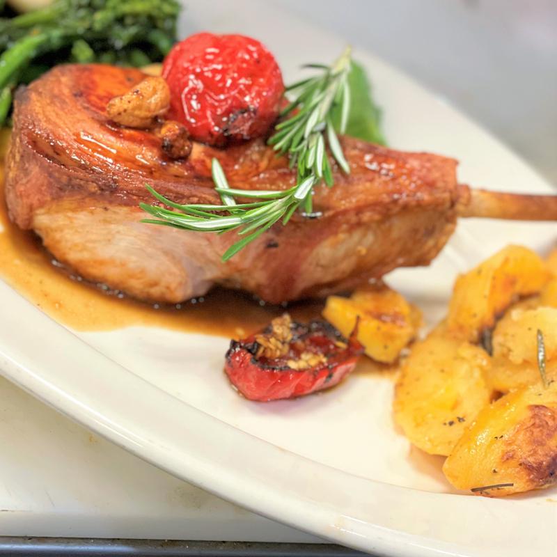 Pork Chop Broccoli Rabe photo