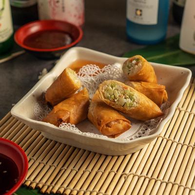 Spring rolls.