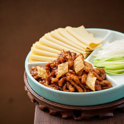Sauteed Shredded Pork in Sweet Bean Sauce photo