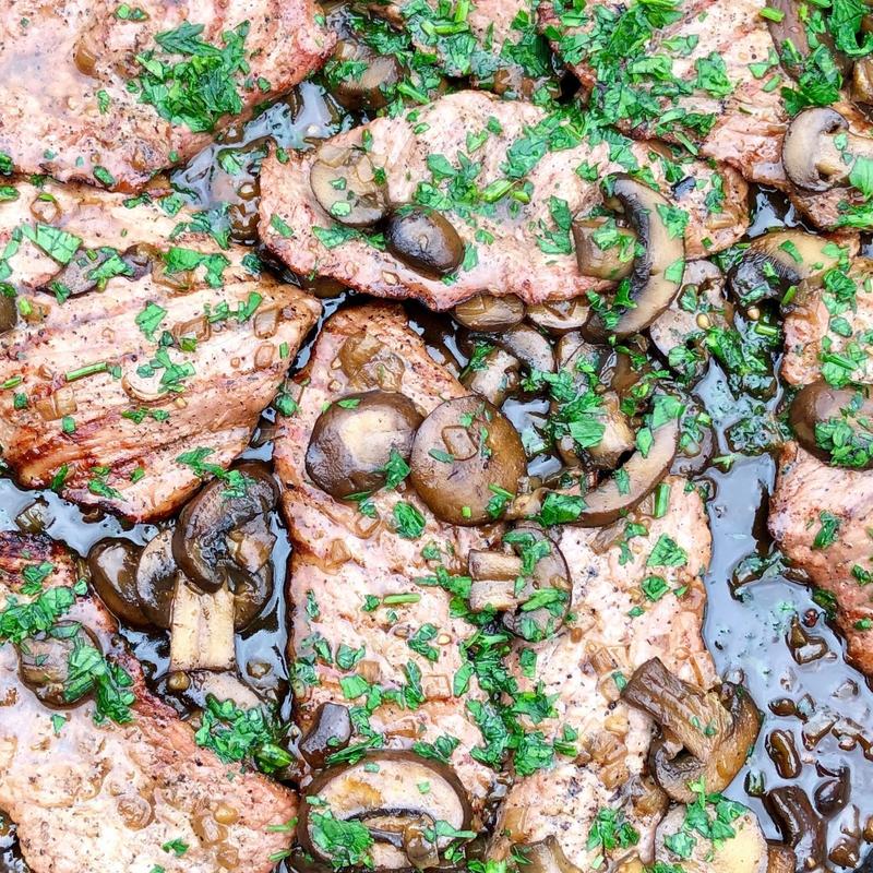 Half Pan Veal Marsala photo