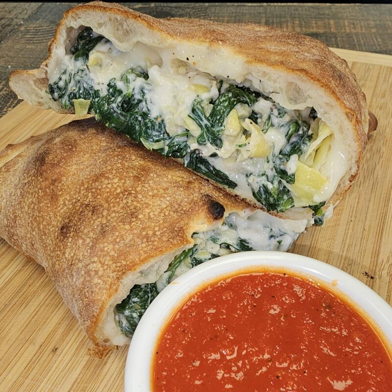 Vegan Spinach Artichoke Calzone (Large) photo