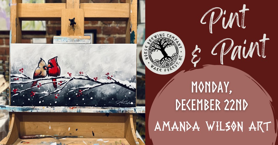 Pint & Paint: Winter Cardinals (SOLD OUT!) event photo