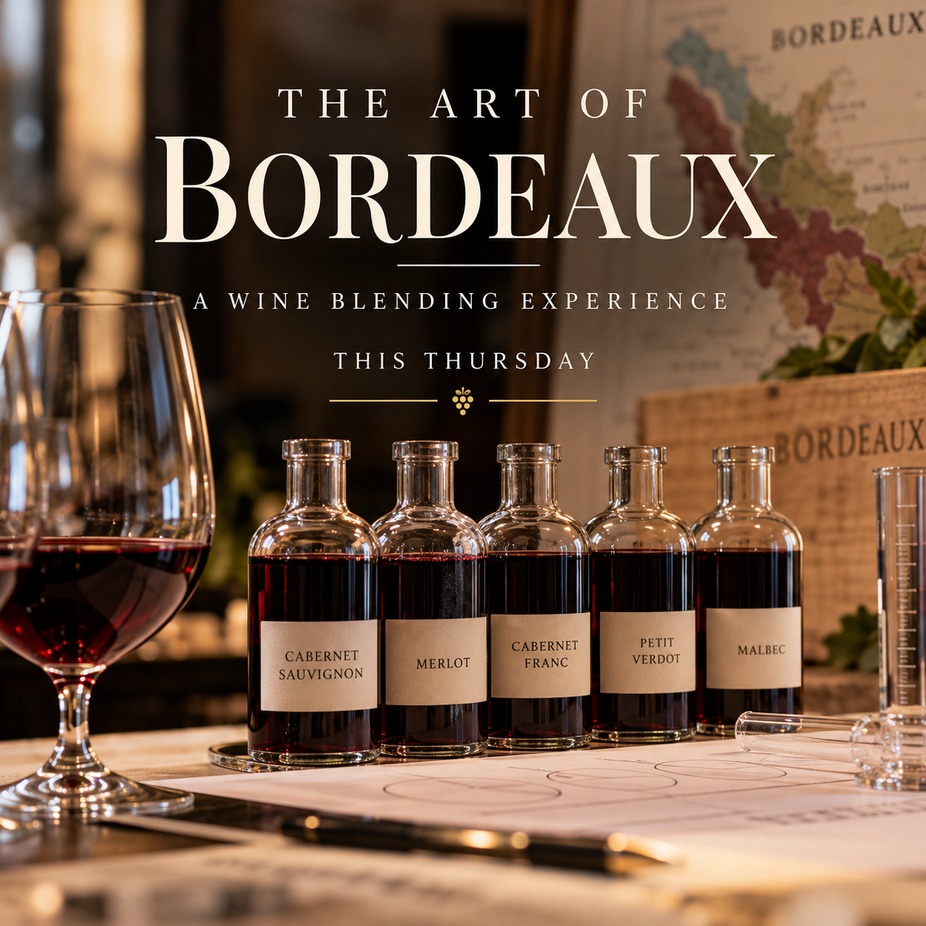 Sip, Savor, Learn: Bordeaux Blending event photo