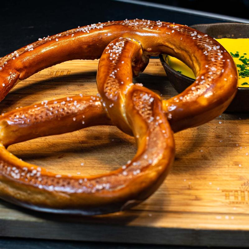 The GIANT Bavarian Pretzel.