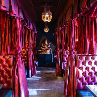 The interior of the venue.