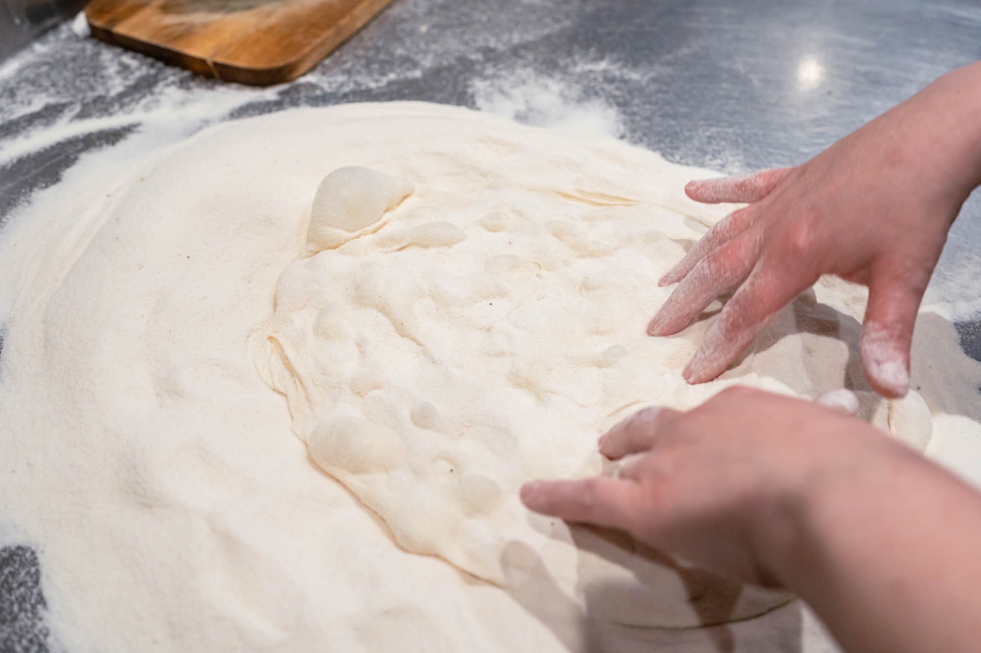 Dough kneading